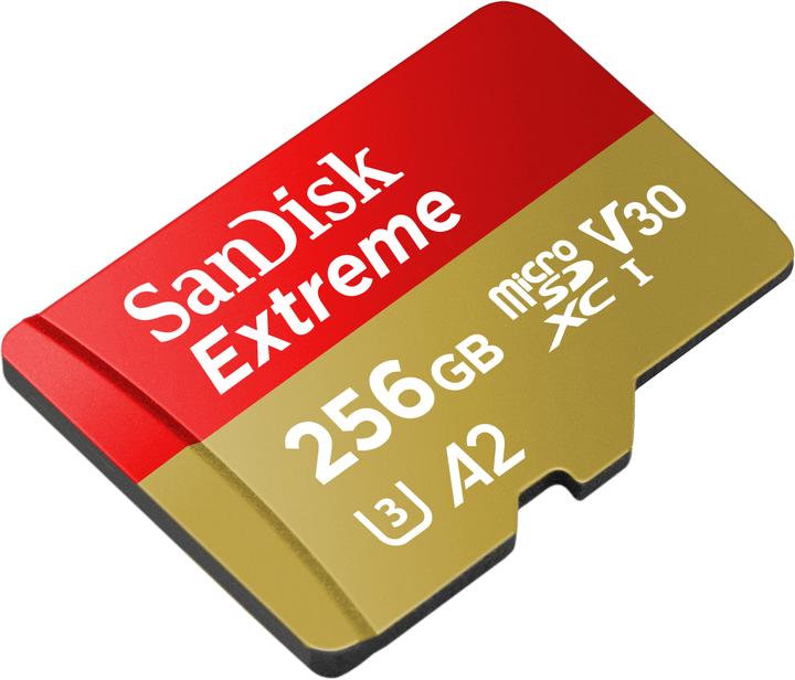 Image du produit SanDisk Extreme UHS-I V30 (256 Go, microSDXC, U3, UHS-I)