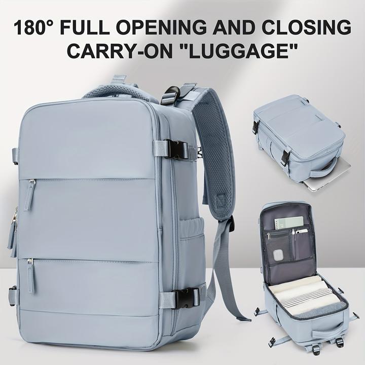 Only-Bags.Store Grossvolumiger Reiserucksack, Unisex-Mode-Tragegepäck mit 180°-Öffnung, geringes Gewicht, mehrere