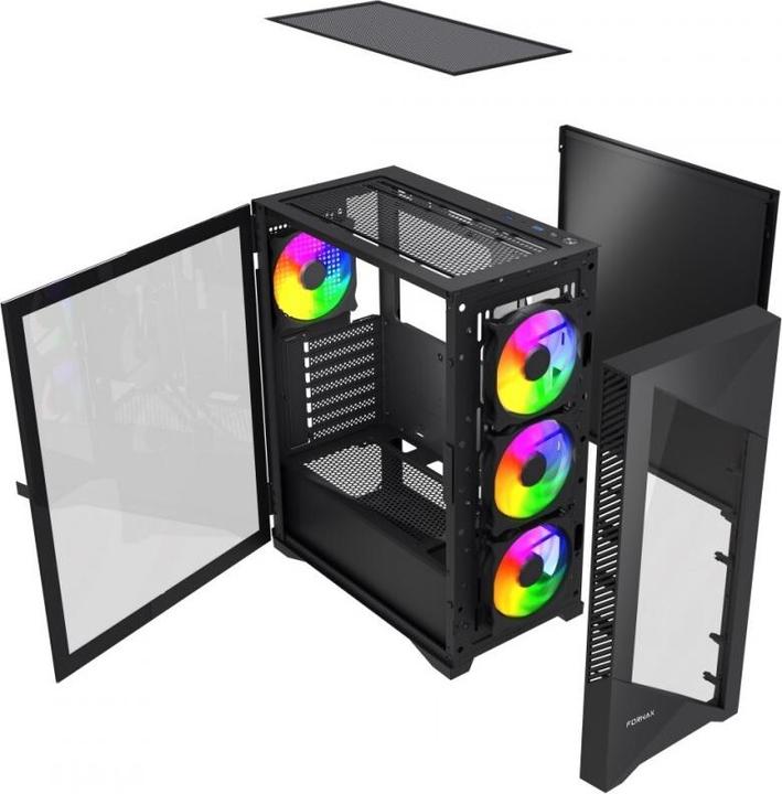 Actual product image Gembird PC case Midi Tower Fornac 900 ARGB