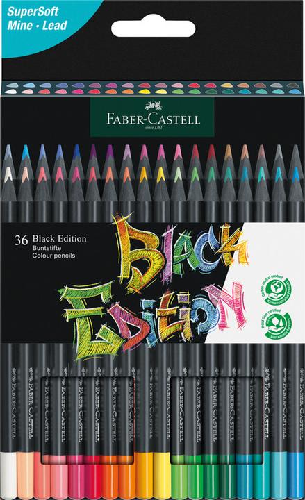Produktbild Faber-Castell Black Edition (Mehrfarbig, 36 x)