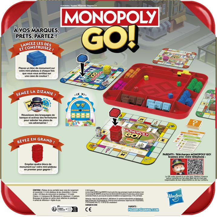 Image du produit Hasbro Gaming Monopoly GO! Jeu de société (Français)