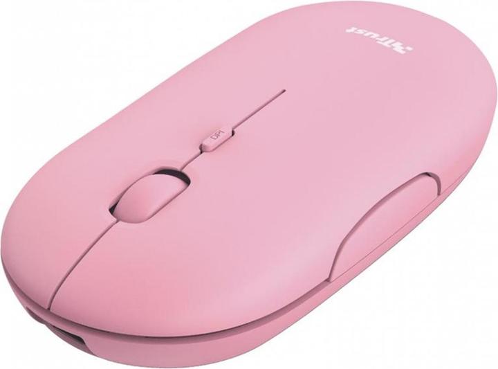 Image du produit Trust Mouse Puck Rechargeable Rose (Sans fil)