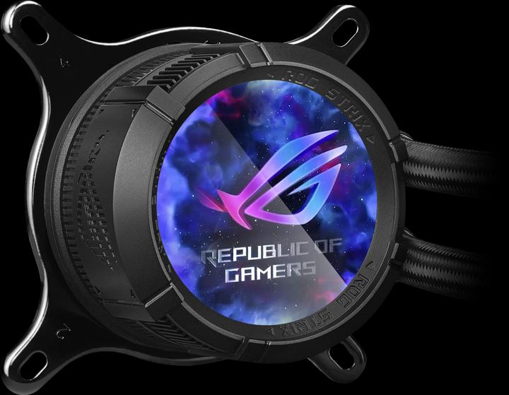 Actual product image ASUS ROG STRIX LC III 360 ARGB LCD (schwarz)