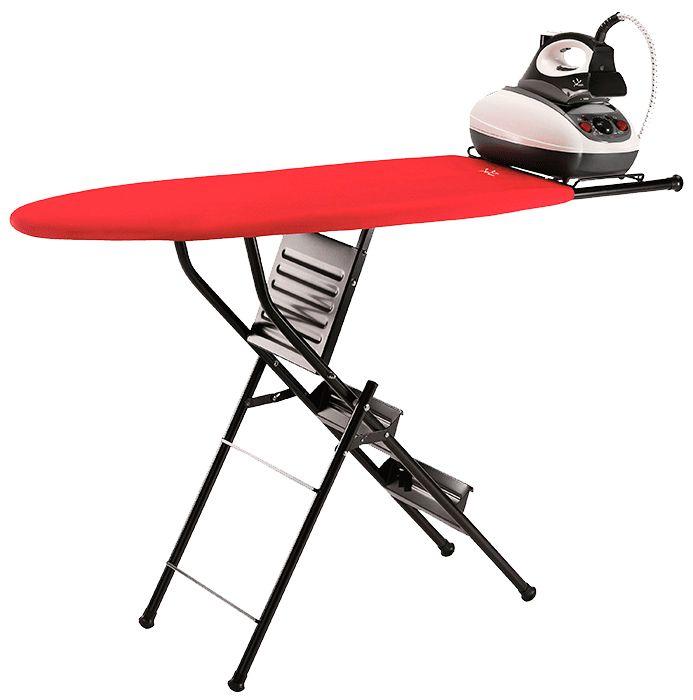 Jata 2in1 Bügelbrett und Trittleiter (107 x 34 cm)