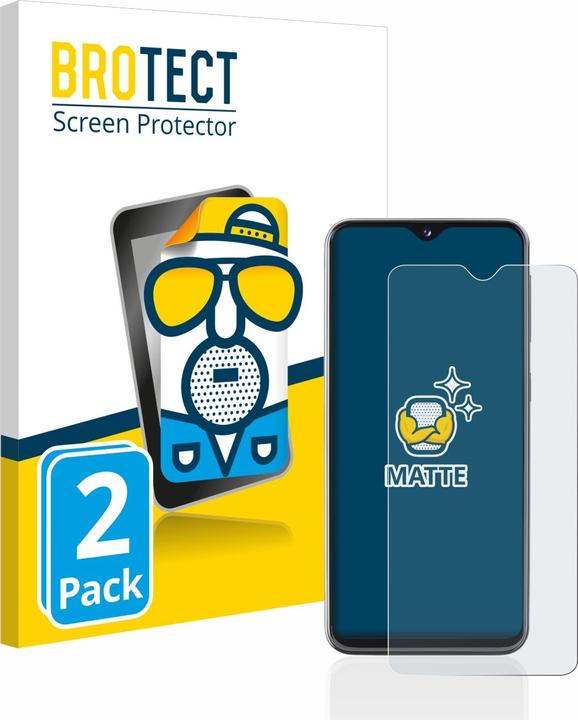 Actual product image BROTECT Anti-glare screen protector matt (2 Piece, Samsung Galaxy A20e)