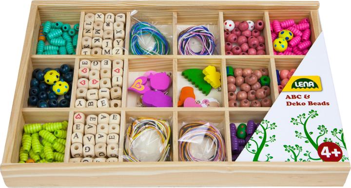 Actual product image Lena wooden beads and letters
