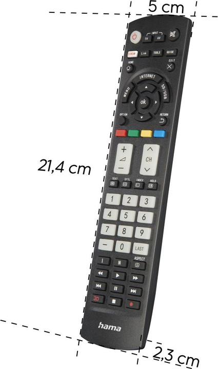 Image du produit Hama Télécommande universelle (Télécommande universelle, Infrarouge)