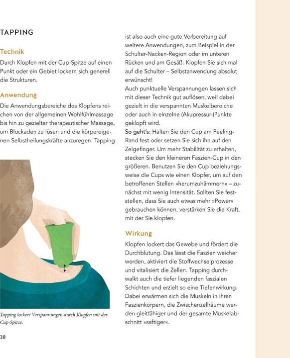 Actual product image Cupping - Die neue Methode zum Lösen der Faszien (German, Miriam Wessels, Heike Oellerich, 2018)