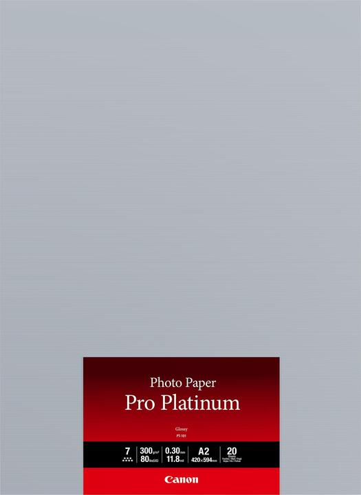 Actual product image Canon Photo paper Pro Platinum (300 g/m², A2, 20 x)