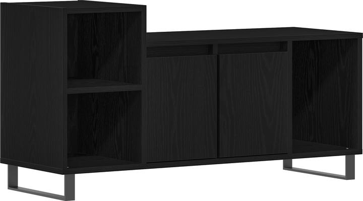 Produktbild VidaXL TV-Bank Schwarz Eiche 100x35x55 cm Werkstoff (35 x 35 x 55 cm)