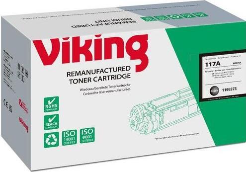 Viking Tonerkartusche Kompatibel HP 117A Schwarz