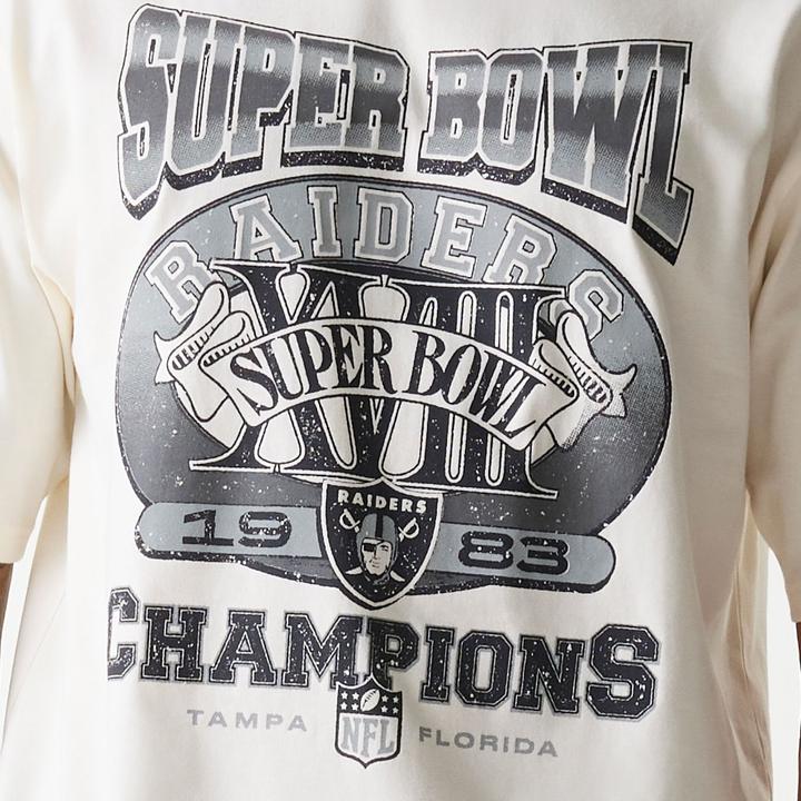 Image du produit New Era NFL Shirt - SUPERBOWL Las Vegas Raiders offwhite (XL)