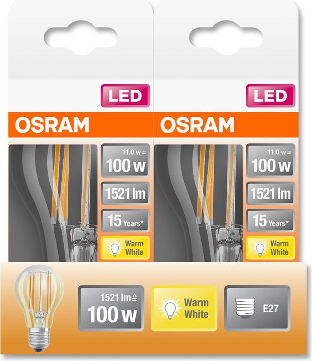 Immagine prodotto Osram Retrofit classico (E27, 10 W, 1521 lm, 1 x, D)