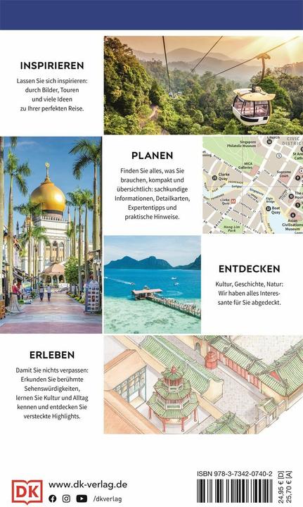 Produktbild Vis-à-Vis Reiseführer Malaysia & Singapur (Deutsch, DK Verlag Reise, 2023)