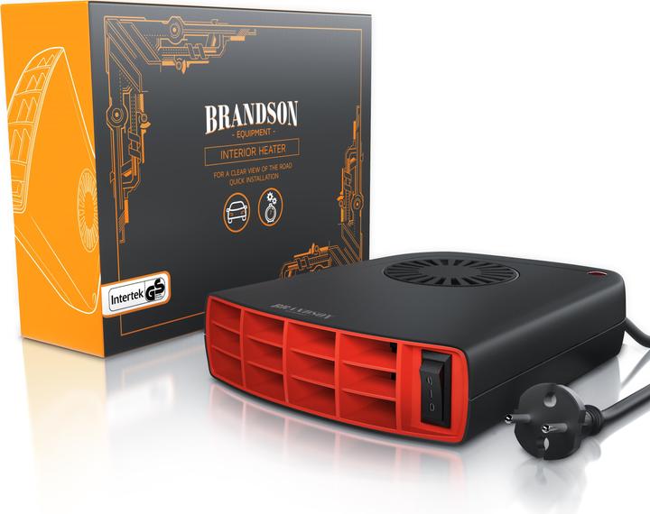 Immagine prodotto Brandson Riscaldatore abitacolo - riscaldatore auto mobile - sbrinatore comfort parcheggio ventilatore (1400 W)