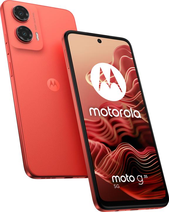 Immagine prodotto Motorola Moto G35 (256 GB, Rosso Guava, 6.72", Doppia SIM, 50 Mpx, 5G)