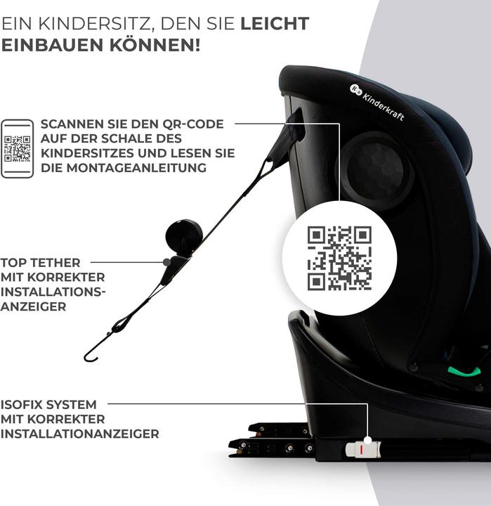 Produktbild KinderKraft I-Grow (Reboarder, ECE R129/i-Size Norm)