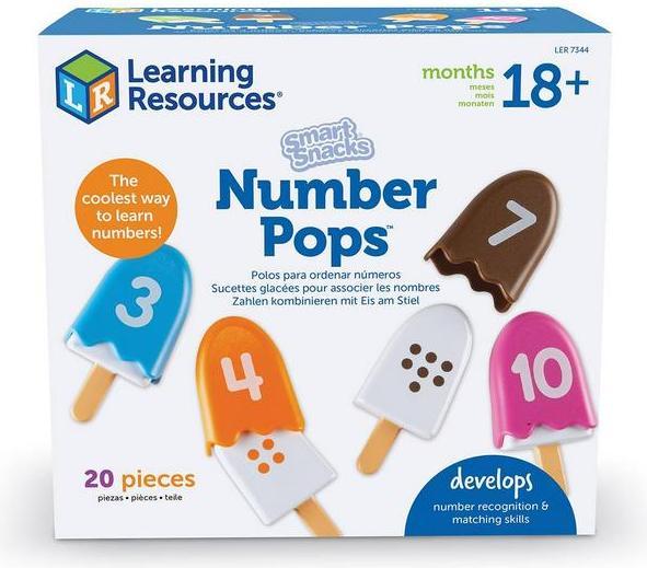 Actual product image Learning Resources Smart Snacks Numberpops