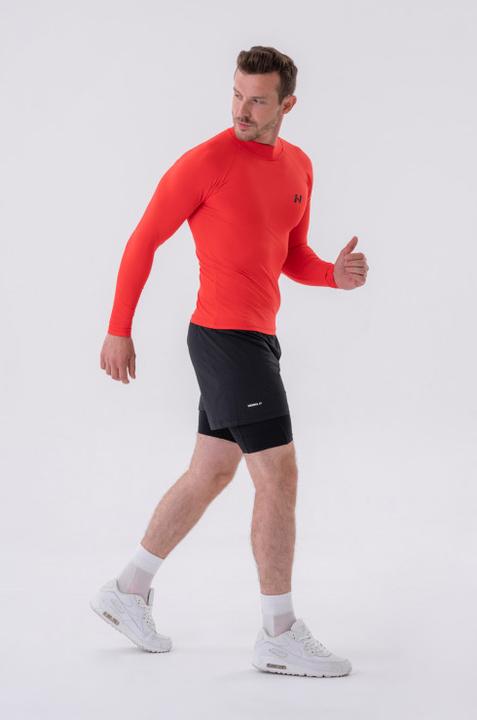 Actual product image Nebbia Double-Layer Shorts with Smart Pockets 318 black (XXL)