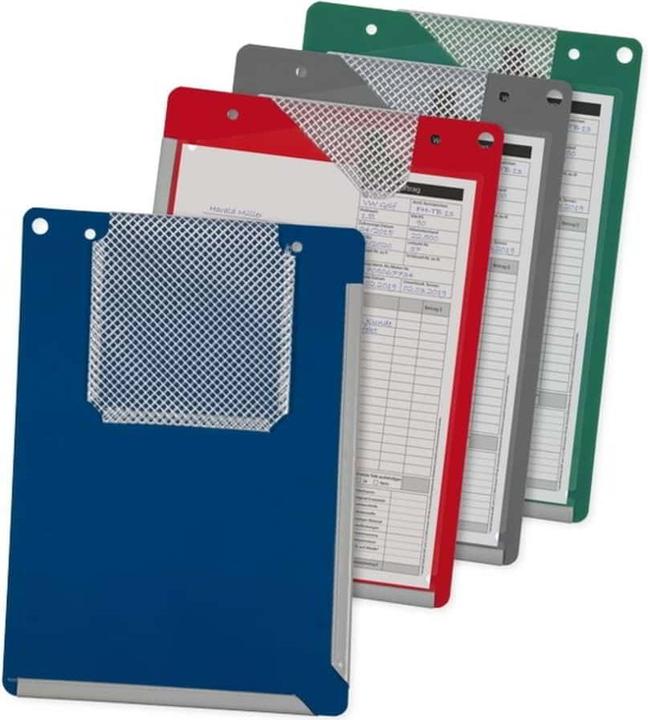 Immagine prodotto Eichner Tasca per applicatore in PVC con ripiegamento dei bordi DIN A4 blu (A4)