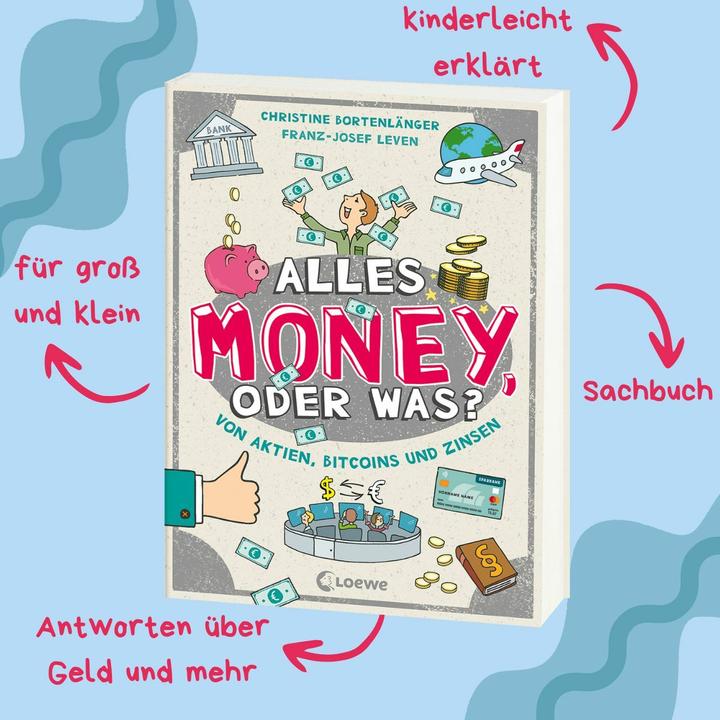 Actual product image Loewe Alles Money, oder was? - Von Aktien, Bitcoins und Zinsen (German, Franz-Josef Leven, Christine Bortenlänger, 2024)
