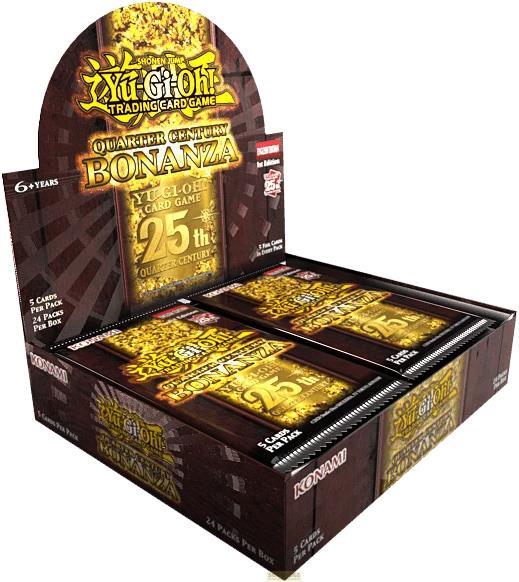 Image du produit Yu-Gi-Oh Quarter Century Bonanza Booster (Anglais, Affichage du booster)