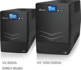 Delta VX1000 1000VA (1000 VA, 600 W, Line-Interaktiv USV)