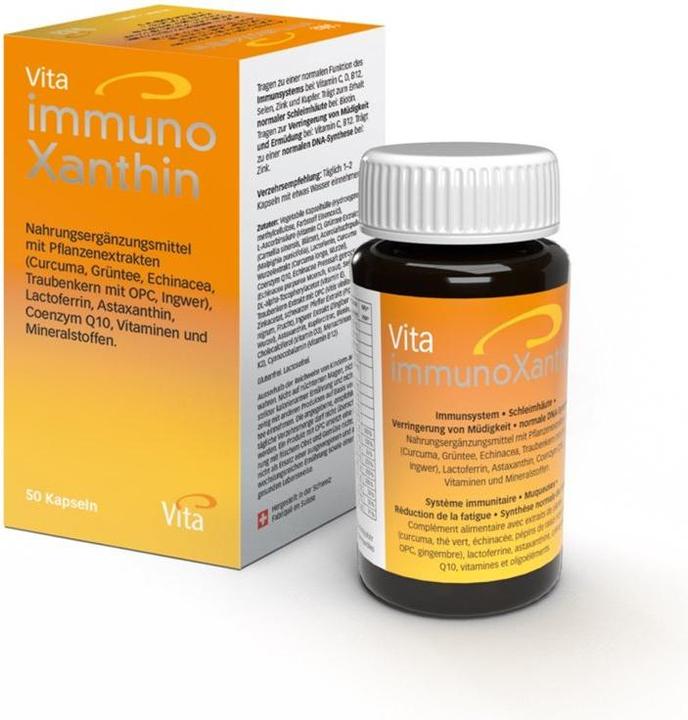 Actual product image Vita Immunoxanthin capsules (50 pcs) (50 Piece, Capsules, 185 g)