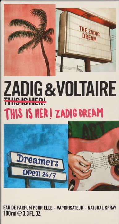 Actual product image Zadig & Voltaire Women's perfume 100 ml (Eau de parfum, 100 ml)