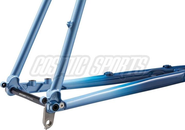 Produktbild Ritchey Outback V2 Disc Gravel Rahmenkit, Anniversary Edition, 650B/700C, XS, half moon blue/white