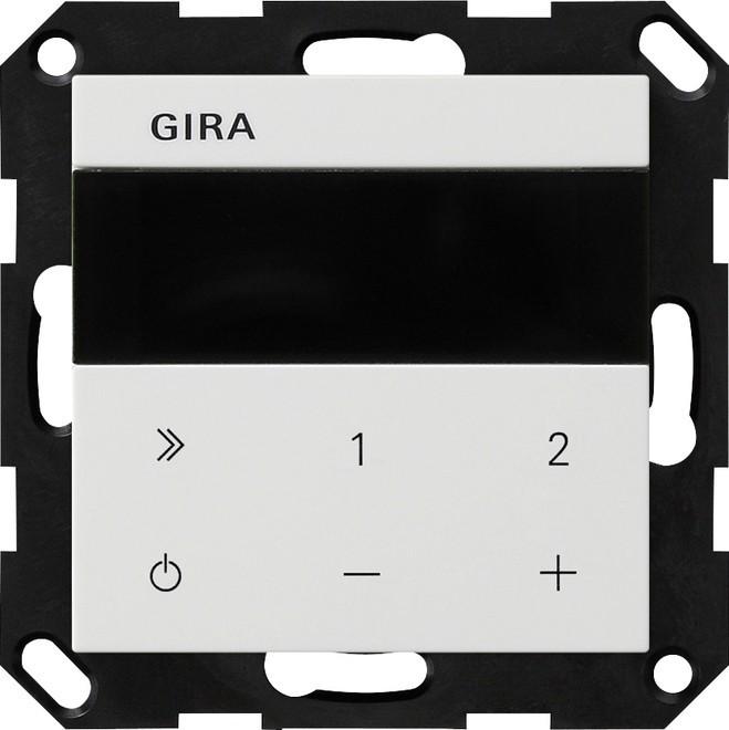 Produktbild Gira 232027 UP-Radio IP System 55 Reinwe (Internetradio, WLAN, Bluetooth)