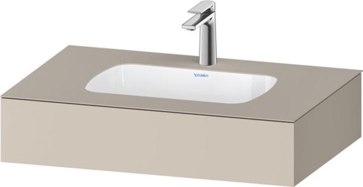 Produktbild Duravit Qatego Einbauwaschtisch mit Konsole, 800x550x170mm