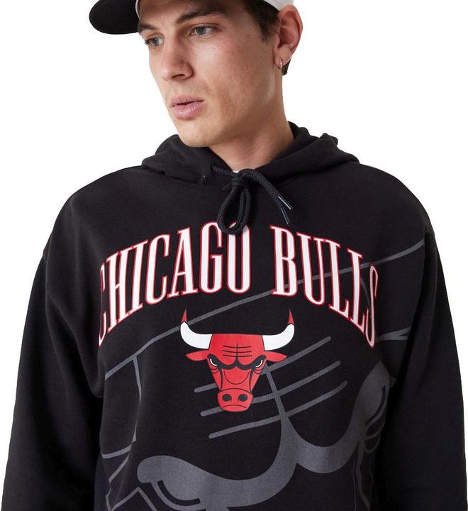 Immagine prodotto New Era Felpa con cappuccio in pile NBA - LOGO SHADOW Chicago Bulls - M (M)