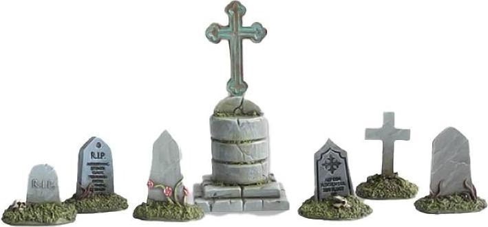 Produktbild Tabletop-Art Dekoration Friedhof Set – Grabsteine 2 7 Teile (Kunststoff)