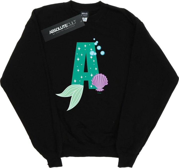 Actual product image Disney Mens Alphabet A Is For Ariel Sweatshirt (M)