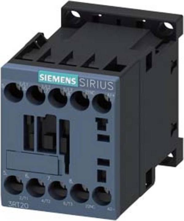 Actual product image Siemens Contactor AC-3, 3kW/400V, 1Ö, DC 24V, 3-pole, size S00 screw connection