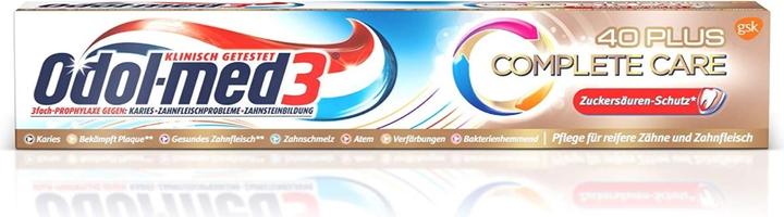 Herbal Pharmaceuticals Med 3, komplette Pflege 40 Plus, Zahnpasta, 75 ml (75 ml)
