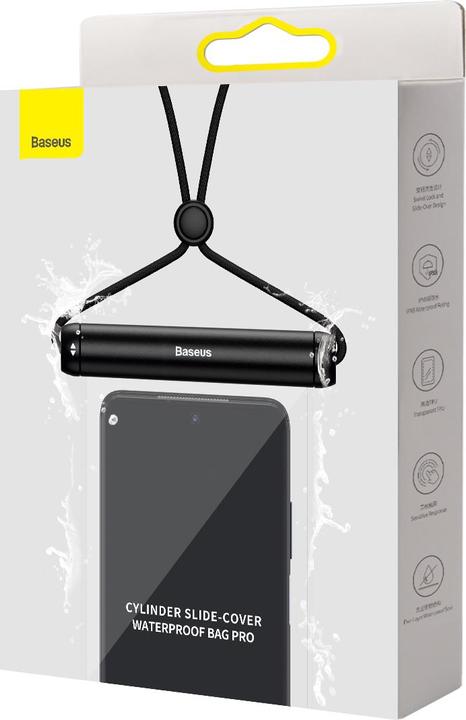 Image du produit Baseus Etui de base étanche pour téléphone coulissant noir (FMYT000001) (Universel)