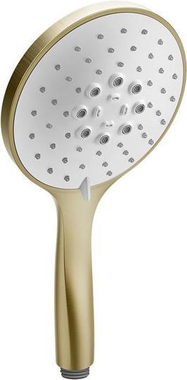 Produktbild Gessi Origini Antikalk-Handbrause, mit weissem Einsatz, 3-Strahl (3 Strahlarten, 9 l/min)