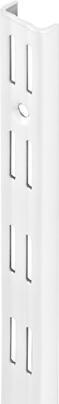 Actual product image Dolle Wall rail 2-row H 1995 mm white (2.5 x 1.5 x 199.5 cm)