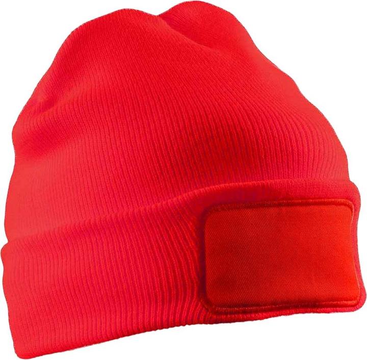 Actual product image Result Printers Double Knit Recycled Beanie