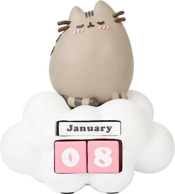 Produktbild NoName PUSHEEN - Calendrier Perpétuel 3D en Résine - '10x12x13cm' (10 x 13 cm, Harter Einband)