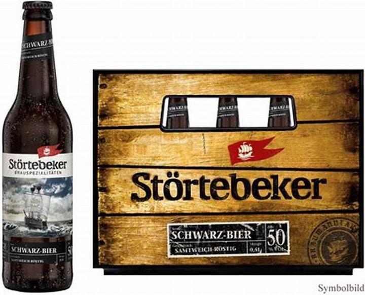 Produktbild Störtebeker Schwarz-Bier (20 x 50 cl)