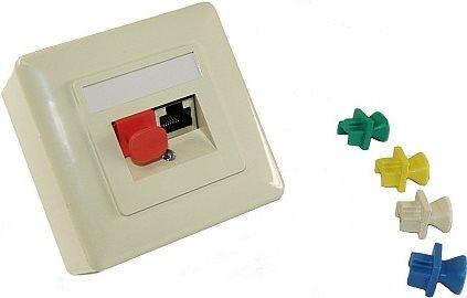 Image du produit InLine Cache-poussière pour la prise RJ45 (Module aveugle)