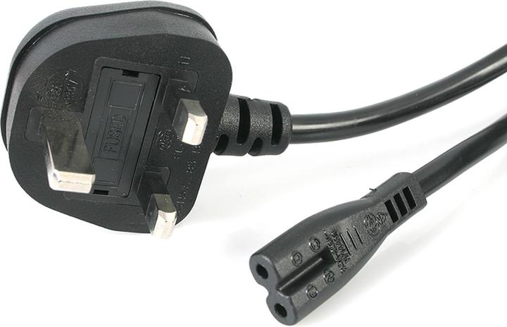 StarTech 1m Uk Plug To C7 Power Cord (1 m)