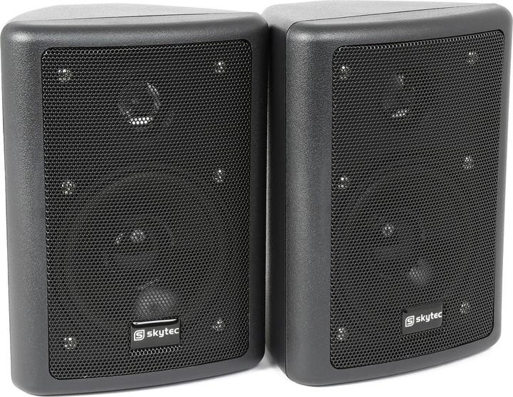 Skytec Installationslautsprecher ODS40B Set Schwarz (Passiv, 1x 75 W)