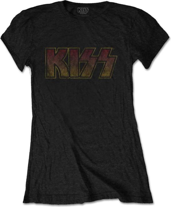 KISS Vintage Logo TShirt aus Baumwolle (XL)