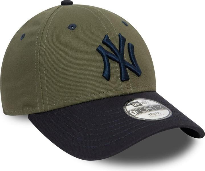 New Era 9Forty Kinder Youth Cap - New York Yankees Oliv (55, 56)