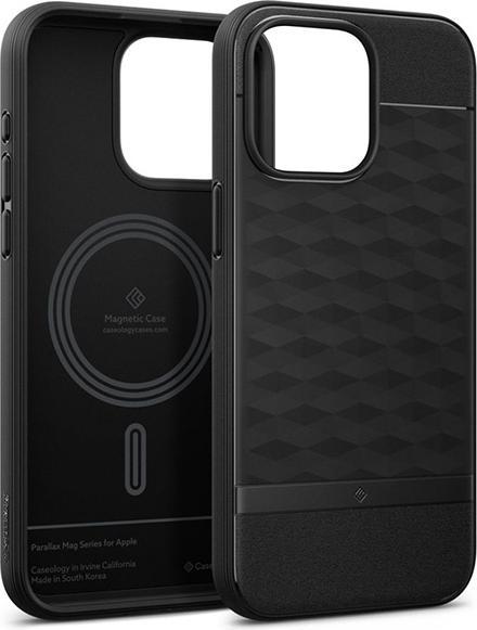 Produktbild Caseology Parallax MAG iPhone 15 Pro Max 6.7" Magsafe Czarny/Matte Black ACS06614 (Apple iPhone 15 Pro Max)
