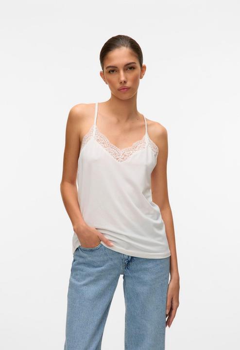 Produktbild Vero Moda Spitzenverziertes Oberteil ohne Ärmel (M)